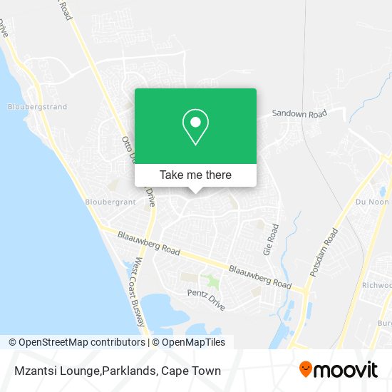 Mzantsi Lounge,Parklands map