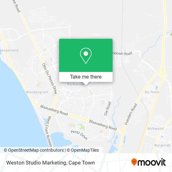 Weston Studio Marketing map