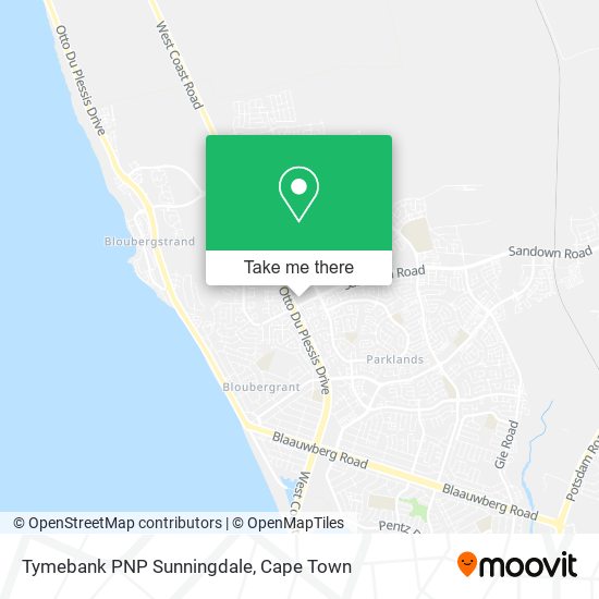 Tymebank PNP Sunningdale map