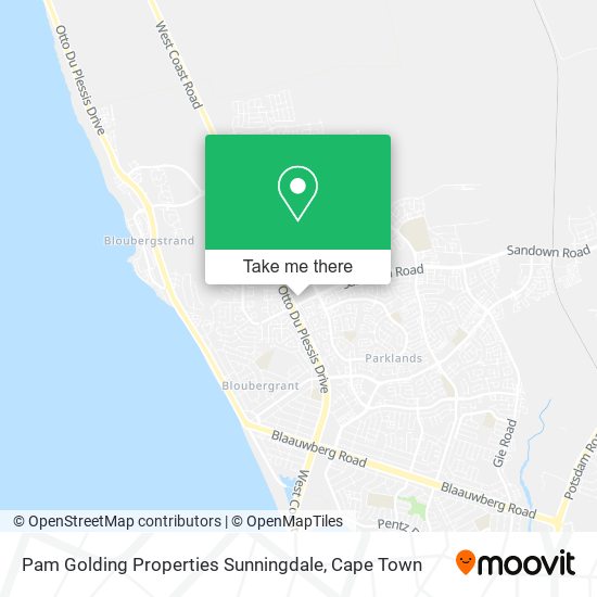 Pam Golding Properties Sunningdale map