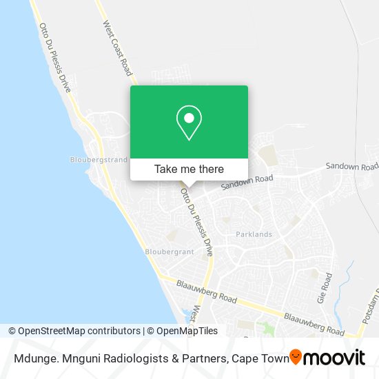 Mdunge. Mnguni Radiologists & Partners map