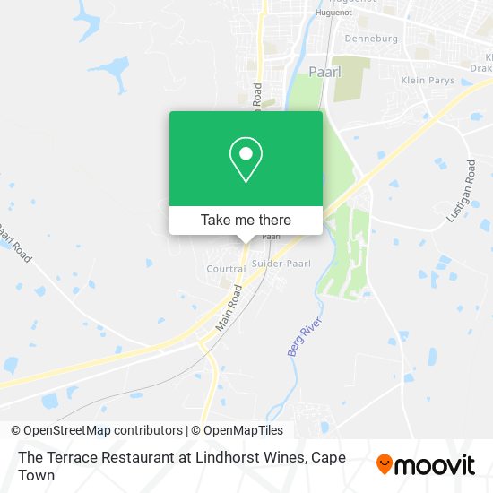 The Terrace Restaurant at Lindhorst Wines map