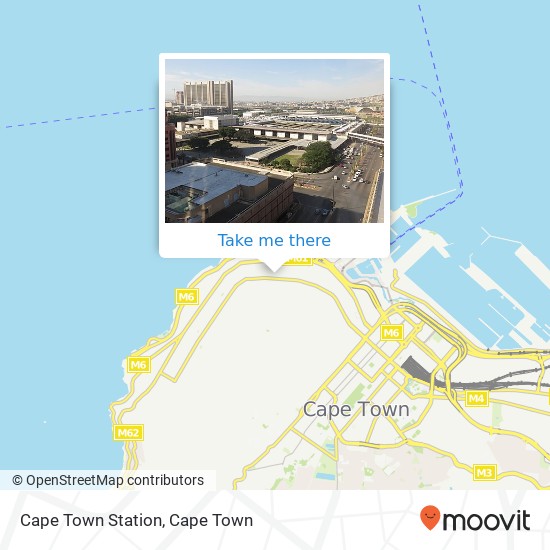 Cape Town Station map