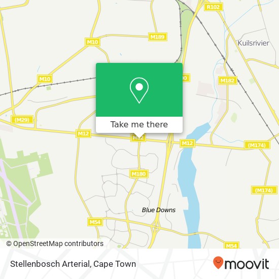 Stellenbosch Arterial map
