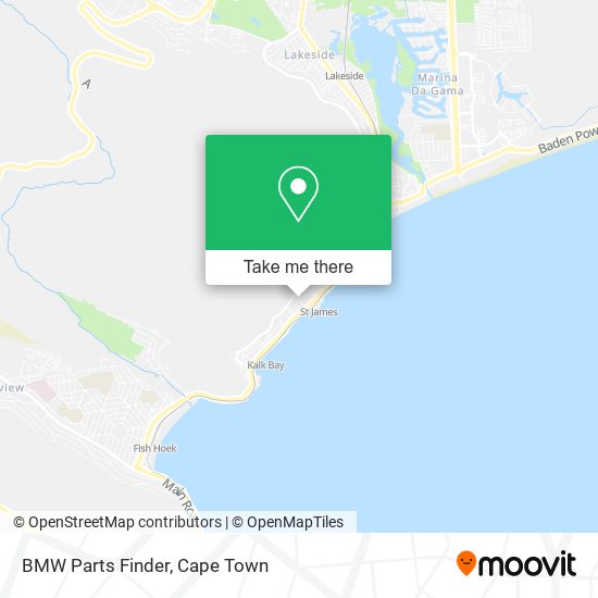 BMW Parts Finder map