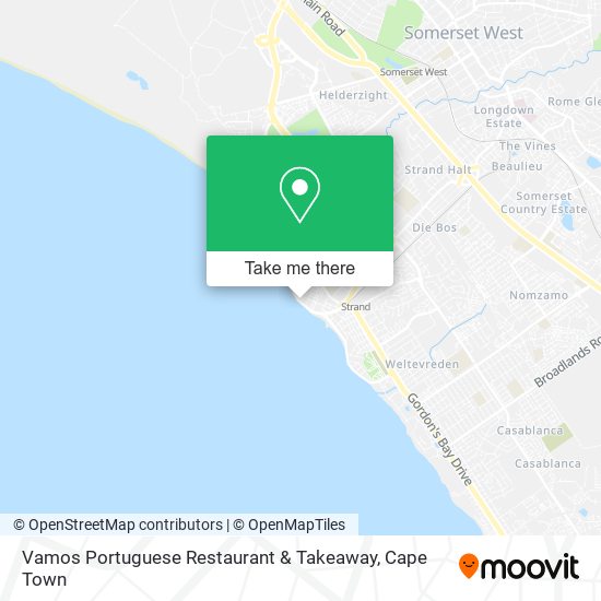 Vamos Portuguese Restaurant & Takeaway map
