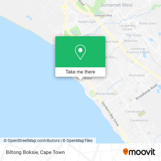 Biltong Boksie map