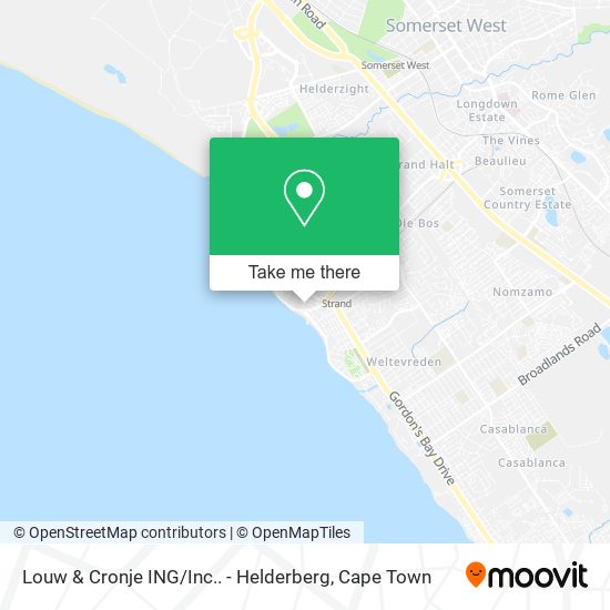 Louw & Cronje ING / Inc.. - Helderberg map