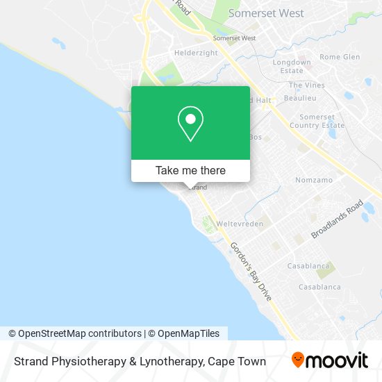 Strand Physiotherapy & Lynotherapy map