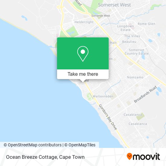 Ocean Breeze Cottage map
