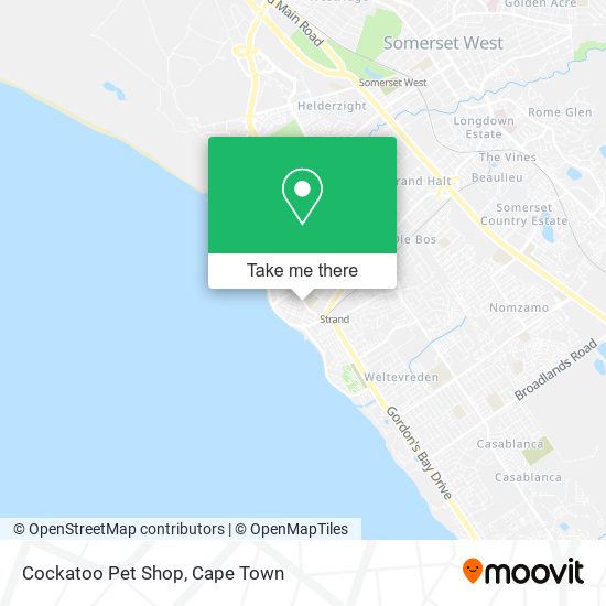 Cockatoo Pet Shop map