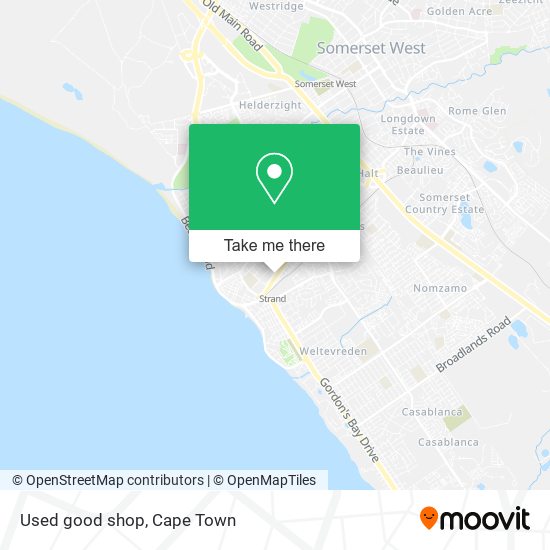 Used good shop map