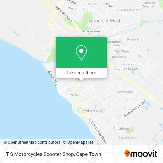 T S Motorcycles Scooter Shop map