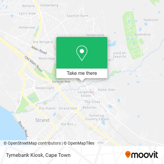 Tymebank Kiosk map