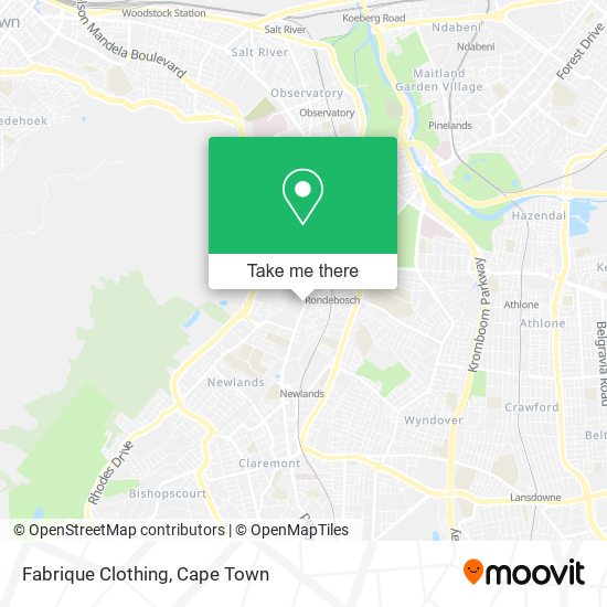 Fabrique Clothing map
