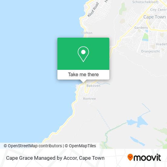 Cape Grace Managed by Accor map