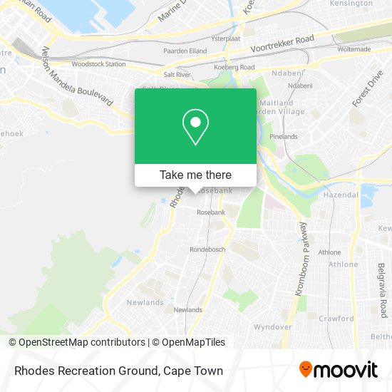Rhodes Recreation Ground map