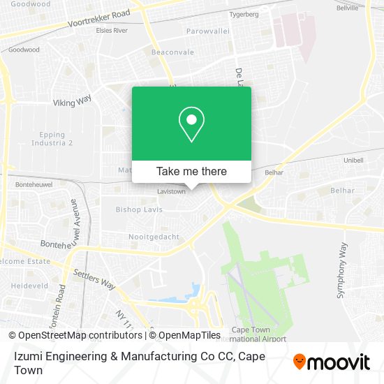 Izumi Engineering & Manufacturing Co CC map