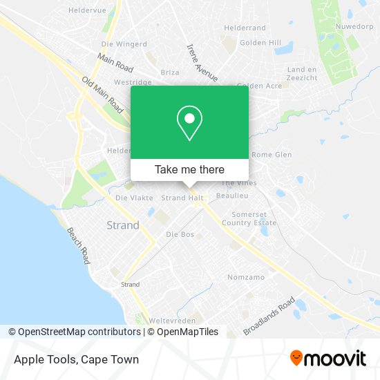 Apple Tools map