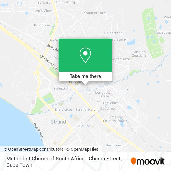 Methodist Church of South Africa - Church Street map