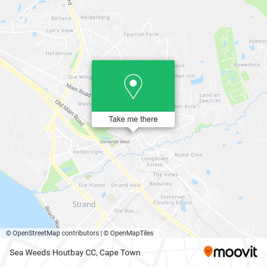 Sea Weeds Houtbay CC map