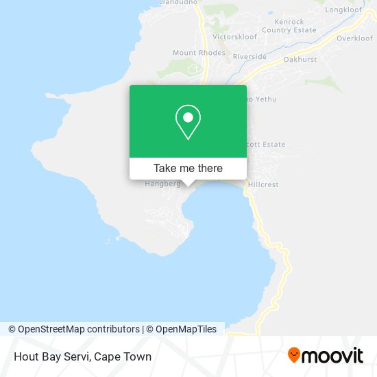 Hout Bay Servi map