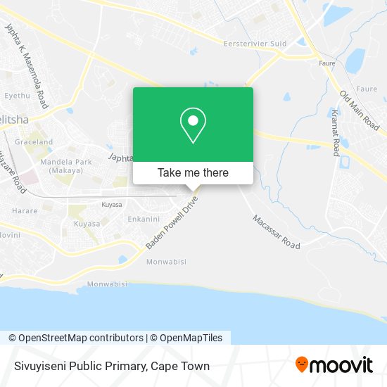 Sivuyiseni Public Primary map
