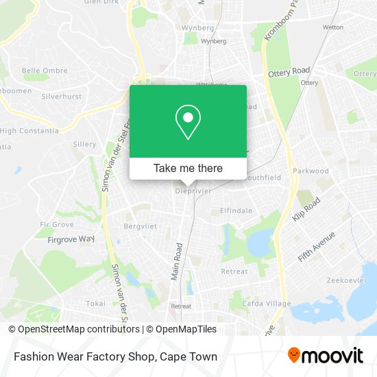Fashion Wear Factory Shop map