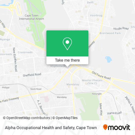 Alpha Occupational Health and Safety map