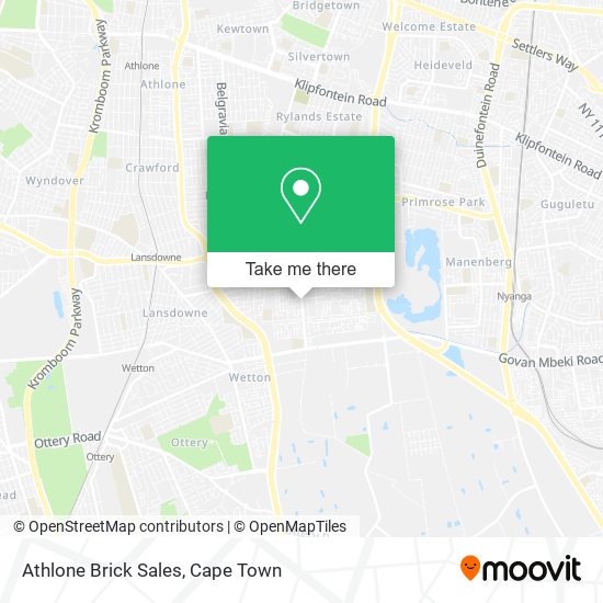 Athlone Brick Sales map