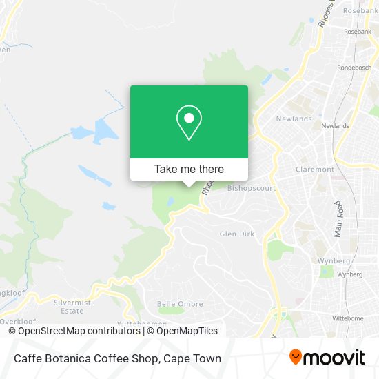 Caffe Botanica Coffee Shop map