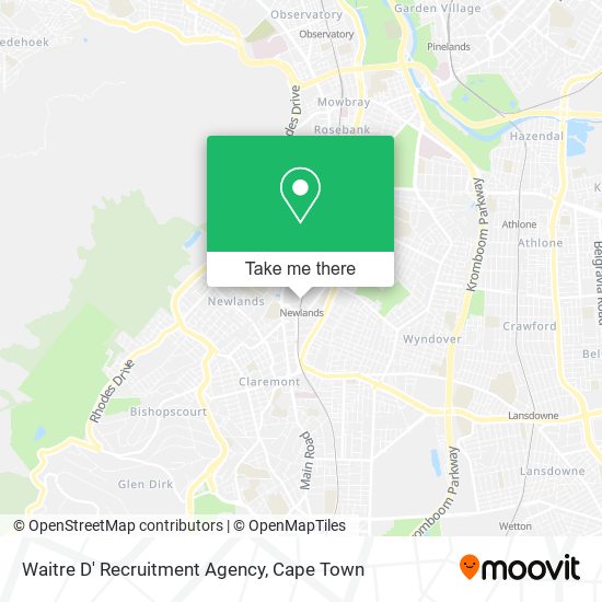 Waitre D' Recruitment Agency map