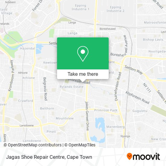 Jagas Shoe Repair Centre map