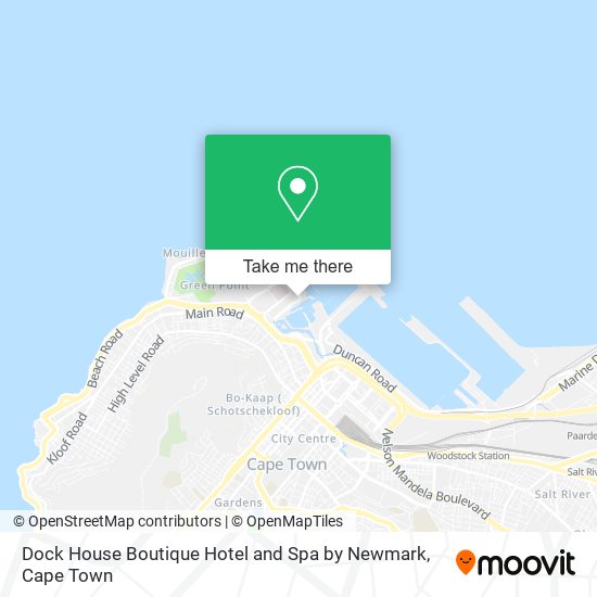 Dock House Boutique Hotel and Spa by Newmark map