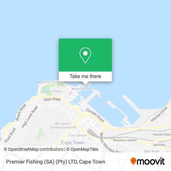 Premier Fishing (SA) (Pty) LTD map