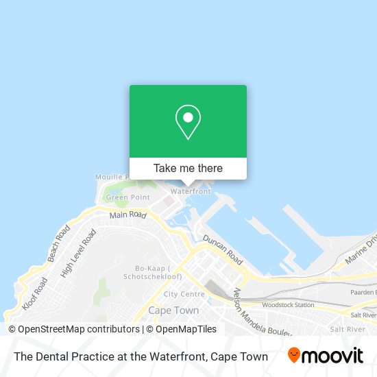 The Dental Practice at the Waterfront map