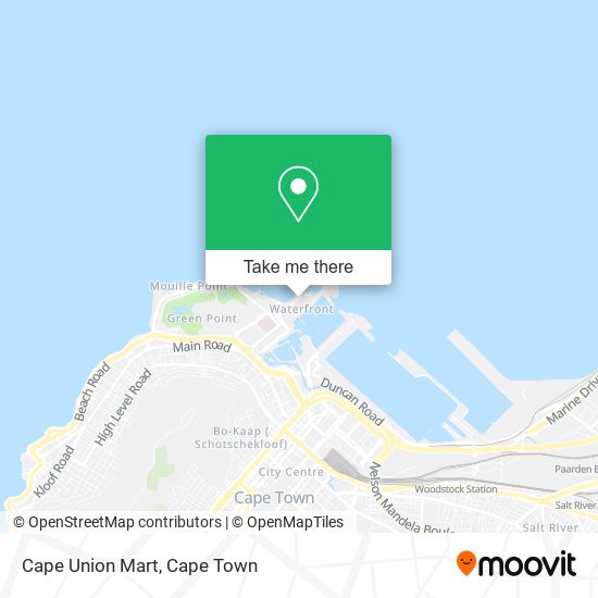 Cape Union Mart map