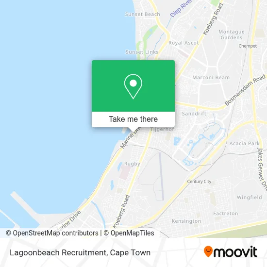 Lagoonbeach Recruitment map