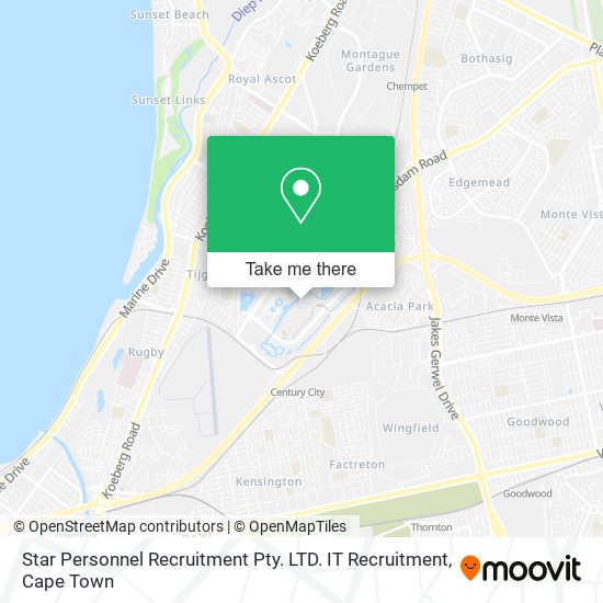 Star Personnel Recruitment Pty. LTD. IT Recruitment map