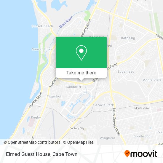 Elmed Guest House map