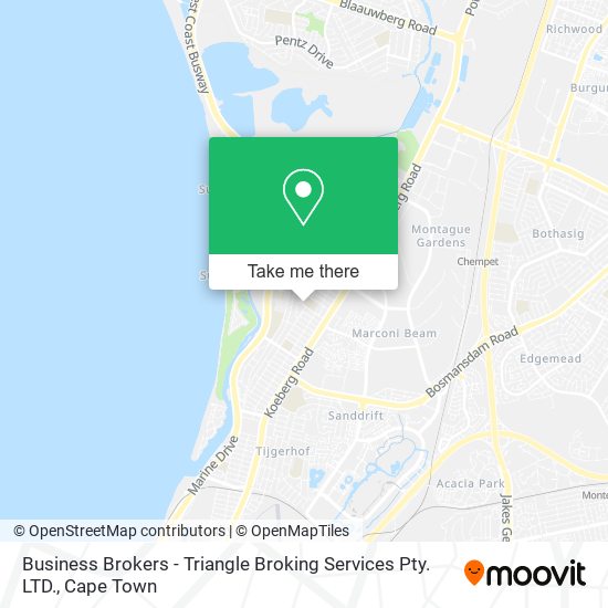 Business Brokers - Triangle Broking Services Pty. LTD. map
