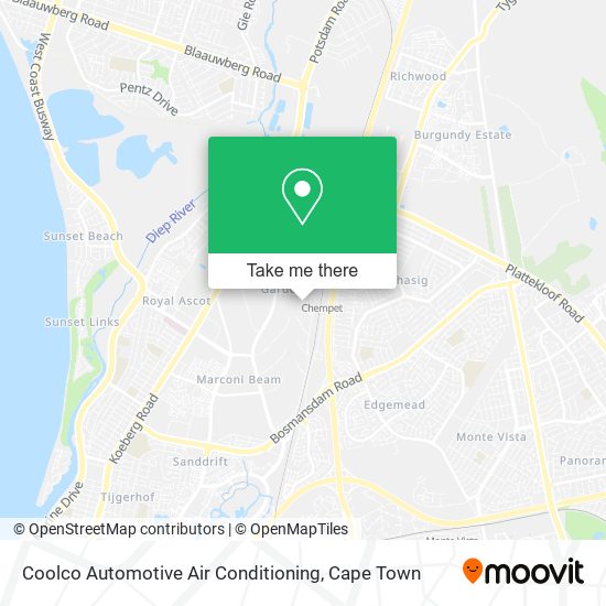 Coolco Automotive Air Conditioning map