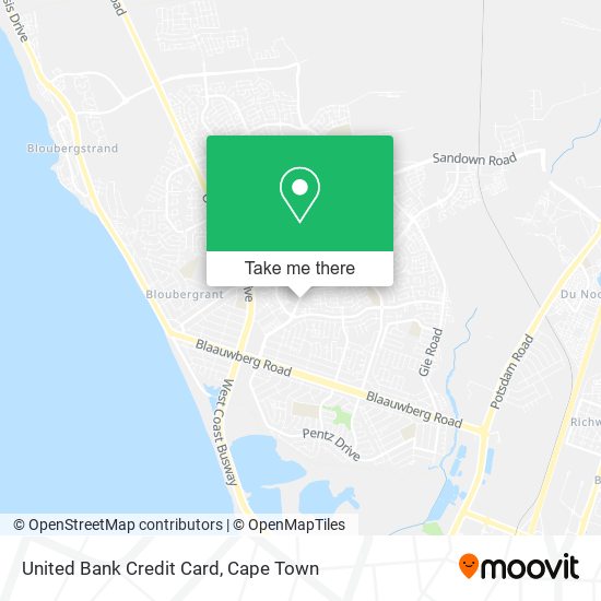 United Bank Credit Card map