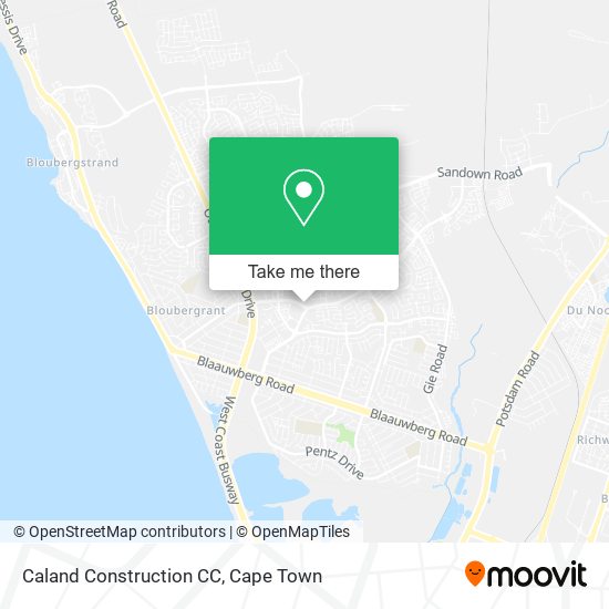 Caland Construction CC map
