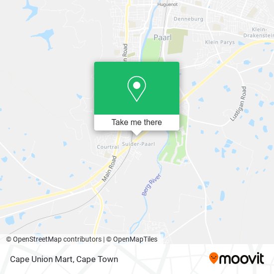 Cape Union Mart map