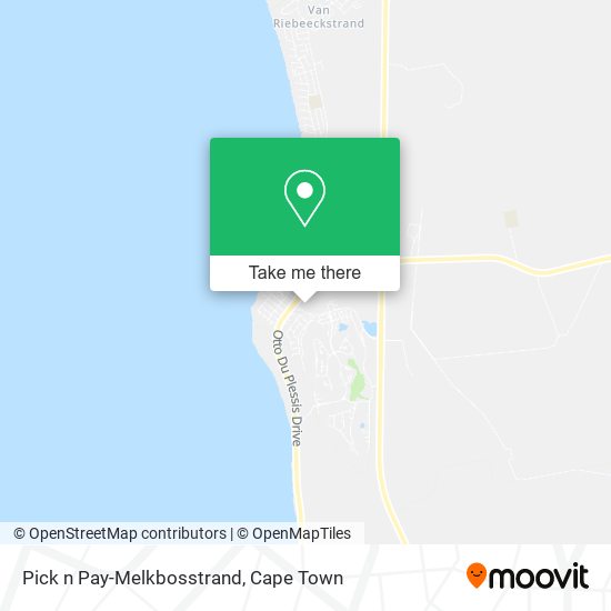 Pick n Pay-Melkbosstrand map