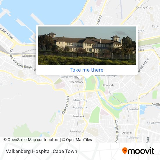 Valkenberg Hospital map