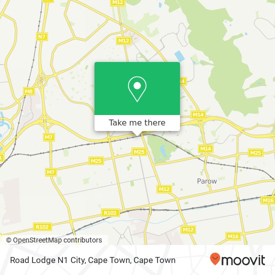 Road Lodge N1 City, Cape Town map