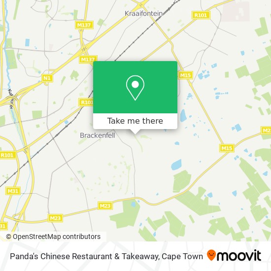 Panda's Chinese Restaurant & Takeaway map