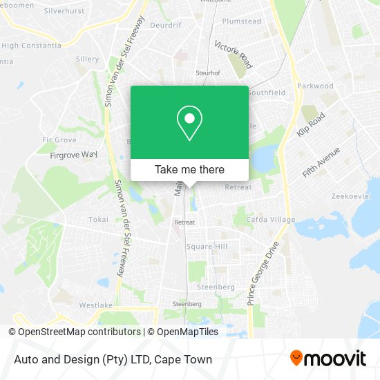 Auto and Design (Pty) LTD map